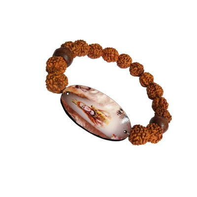 Baba Barfani Lord Shiva Of Amarnath 5 Mukhi Rudraksha Bracelet